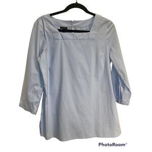 Talbots baby blue blouse size M